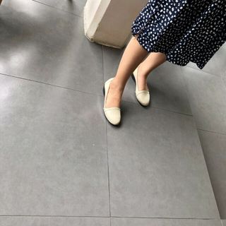 Giày búp bê đế xuồng da thật êm mềm độ bám cao