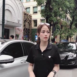 Đầm thun suông cổ bẽ