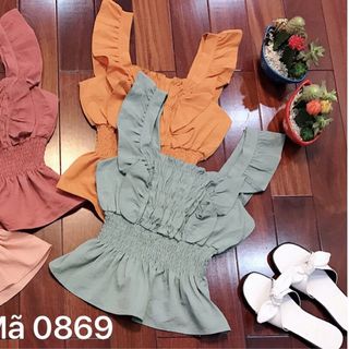 Áo xô kiểu nhúng eo đủ màu
