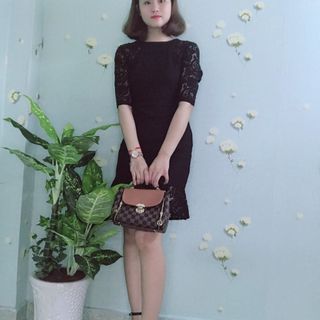 Đầm Ren Đuôi Cá Quyến Rũ Tay Lỡ Cao Cấp - TP1227B