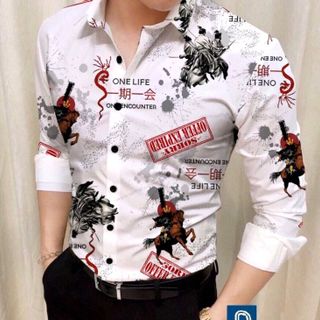 Áo sơmi Nam Nữ Vải Lụa Cao Cấp