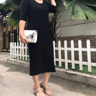 đầm ema cột eo