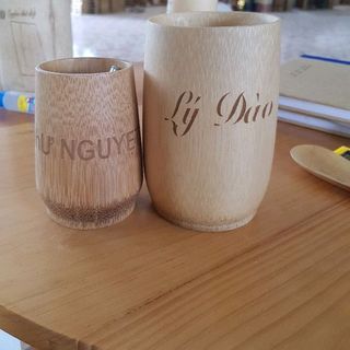 Cốc tre tự nhiên