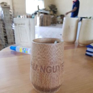 Cốc tre tự nhiên