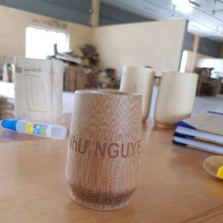Cốc tre tự nhiên