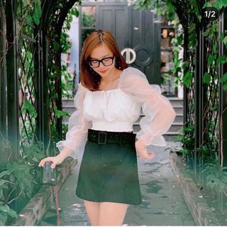 Áo kiểu tay voan