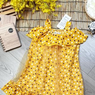 Đầm bé gái chất đũi