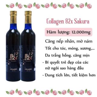 Nước uống đẹp placenta 82x sakura