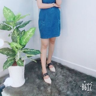 Đầm Jean Suông Hình Ngôi Sao - TP1764B