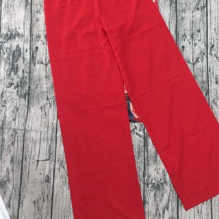 Set áo dài voan đỏ truyền thống
