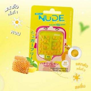 Kẹo Ngận Thơm Miệng Thái Lan Nude Capsule Sugar Free Mint