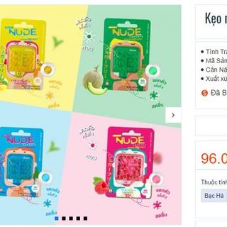 Kẹo Ngận Thơm Miệng Thái Lan Nude Capsule Sugar Free Mint