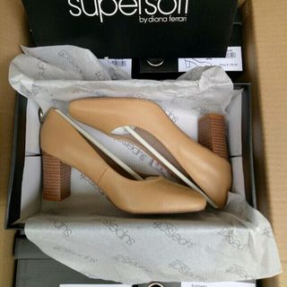 Giày bít cao 7p da thật