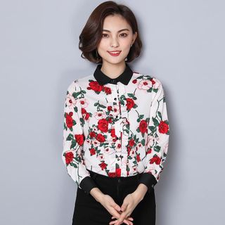Áo Sơ Mi Đen Thời Trang Hàn Quốc 2018 - TP1605A