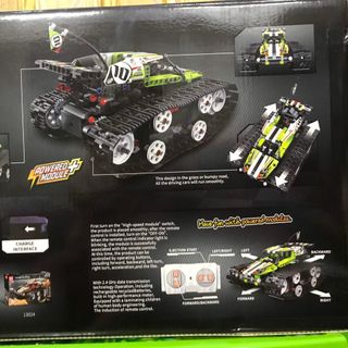 Bộ lắp ráp kiểu Lego Technic xe đua địa hình bánh xích điều khiển từ xa Mould King siêu rẻ