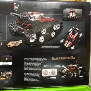Bộ lắp ráp kiểu Lego Technic xe đua địa hình bánh xích điều khiển từ xa Mould King siêu rẻ