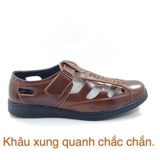 Giày rọ nam da bò - Giày lười nam da