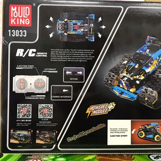 Bộ lắp ráp kiểu Lego Technic xe đua địa hình bánh xích 13033-điều khiển từ xa Mould King giá rẻ