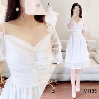 Đầm xòe thiết kế V1185