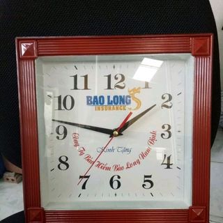 đồng hồ in logo quảng cáo