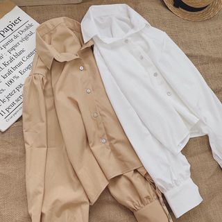 Áo sơ mi tay bồng