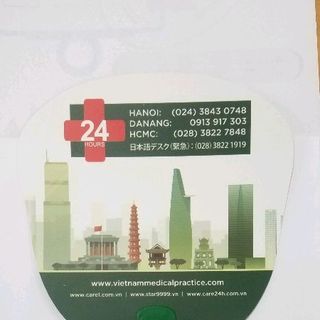 quạt nhựa quảng cáo- quạt pp