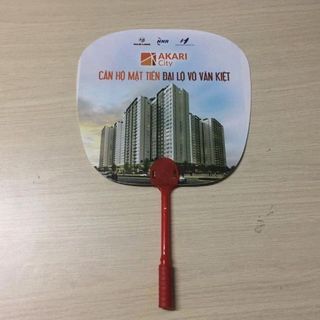 in quạt quảng cáo