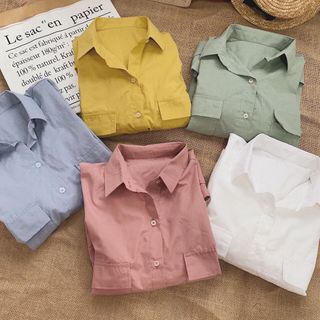 Áo sơ mi túi hộp