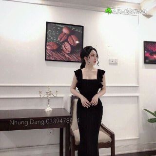 đầm thun gân