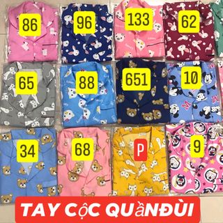 Bộ pizama cộc đùi 100k/3 bộ sỉ 2x