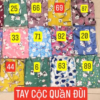 Bộ pizama cộc đùi 100k/3 bộ sỉ 2x