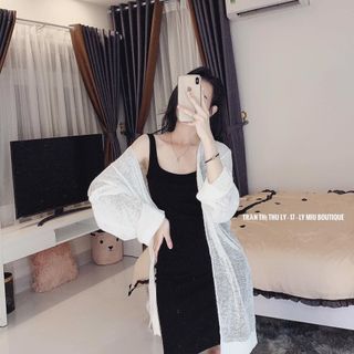 set bộ đồ nữ đẹp chất cá tính dễ thương giá rẻ áo body áo khoác len dáng dài BN 56138 Kèm Ảnh Thật giá sỉ