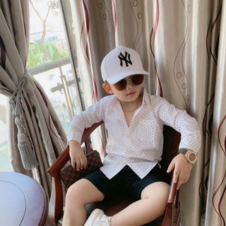 Áo sơmi ngắn dài tay quần lửng quần dài