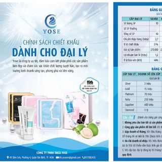 Sữa Rửa Mặt Sinh Học YOSE