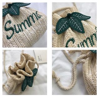 Túi cói đeo chéo siêu xinh