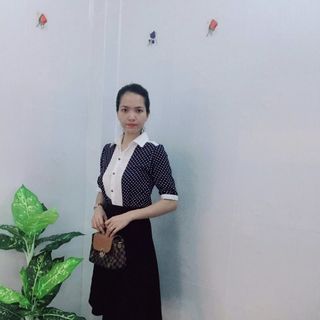 Áo Sơ Mi Chấm Bi Viền Cổ Cách Điệu - TP1816B