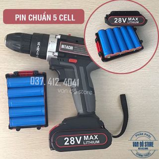 MÁY KHOAN HITACHI PIN 28V CÓ BÚA