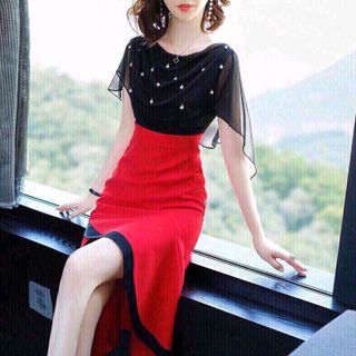 ĐẦM DỰ TIỆC ĐÍNH HẠT CAO CẤP