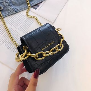 Mới Túi Nữ  MINI Dây Xích Họa Tiết Vân  Cá Sấu SIêu Hot D665