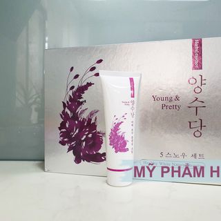 Young Pretty 5in1 Bộ mỹ phẩm trị nám tàn nhang làm trắng da Hàn Quốc mỹ phẩm young pretty