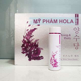 Young Pretty 5in1 Bộ mỹ phẩm trị nám tàn nhang làm trắng da Hàn Quốc mỹ phẩm young pretty
