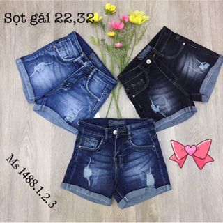 Short jean ống lật lai giá sỉ