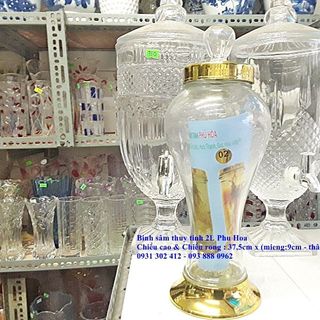 Bình Sâm Thủy Tinh Phú Hòa 2L