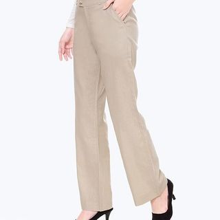 Quần linen ống suông