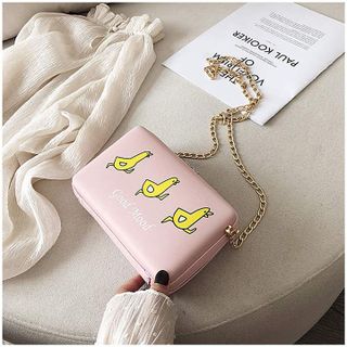 NEW Túi đeo chéo dạng cốp mini chú gà siêu yêu D662