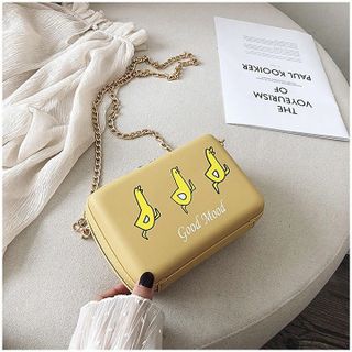 NEW Túi đeo chéo dạng cốp mini chú gà siêu yêu D662