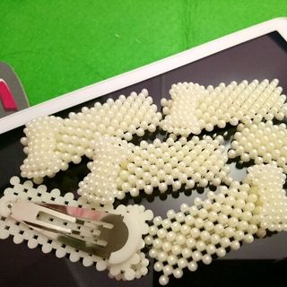 kẹp tóc hạt trai Kẹp tóc hình mới