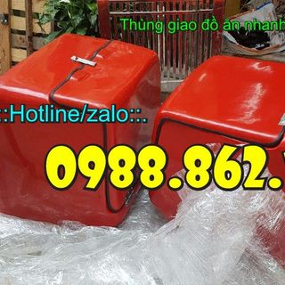thùng chở hàng sau xe máy tại hà nộithùng giao hàng thùng tiếp thị