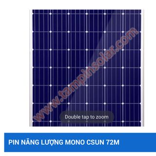 PIN NĂNG LƯỢNG MONO CSUN 72M