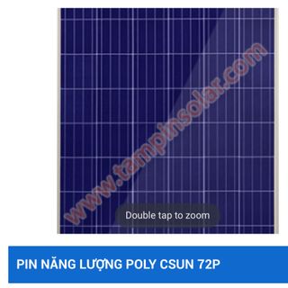 PIN NĂNG LƯỢNG MẶT TRỜI POLY CSUN 72P